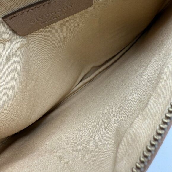 Givenchy Beige Copper Stud Zippy Pouch - Picture 6 of 6